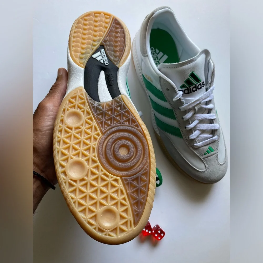 ADIDAS Samba Millennium 'Cloud White Green Gum Men’s sz 11 NEW NO BOX!